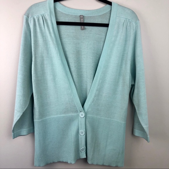 Hanna Andersson Sweaters - HANNA ANDERSSON Womens Cardigan Teal Medium